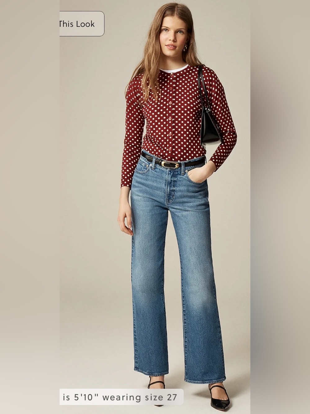 J. Crew NWT full length slim wide jeans